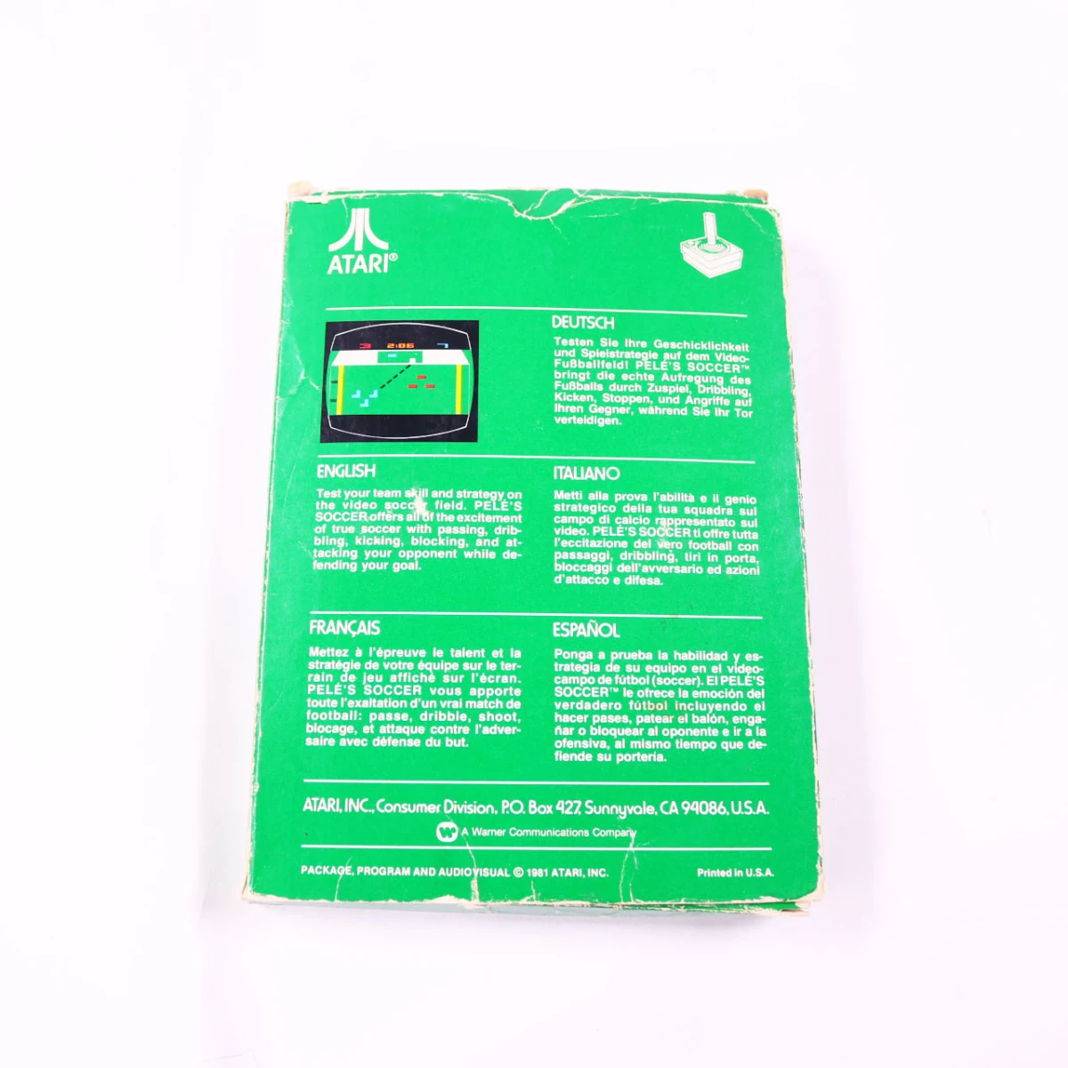 Atari 2600 - Pele's Soccer - Boxed CIB - productfoto 3