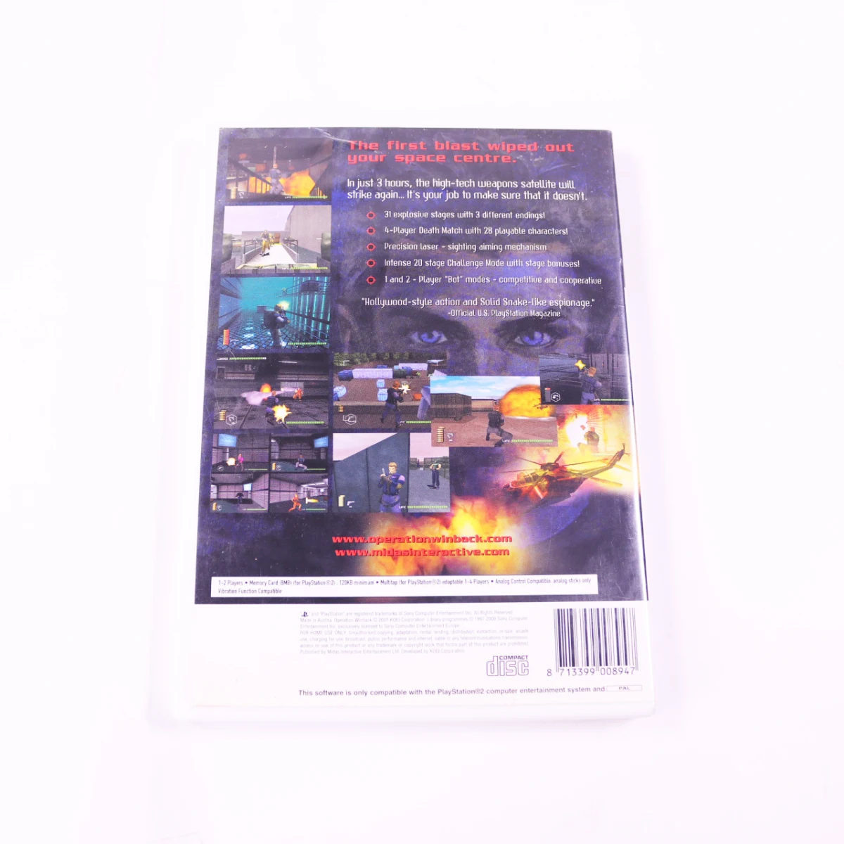 Playstation 2 - WinBack: Covert Operations - productfoto 3
