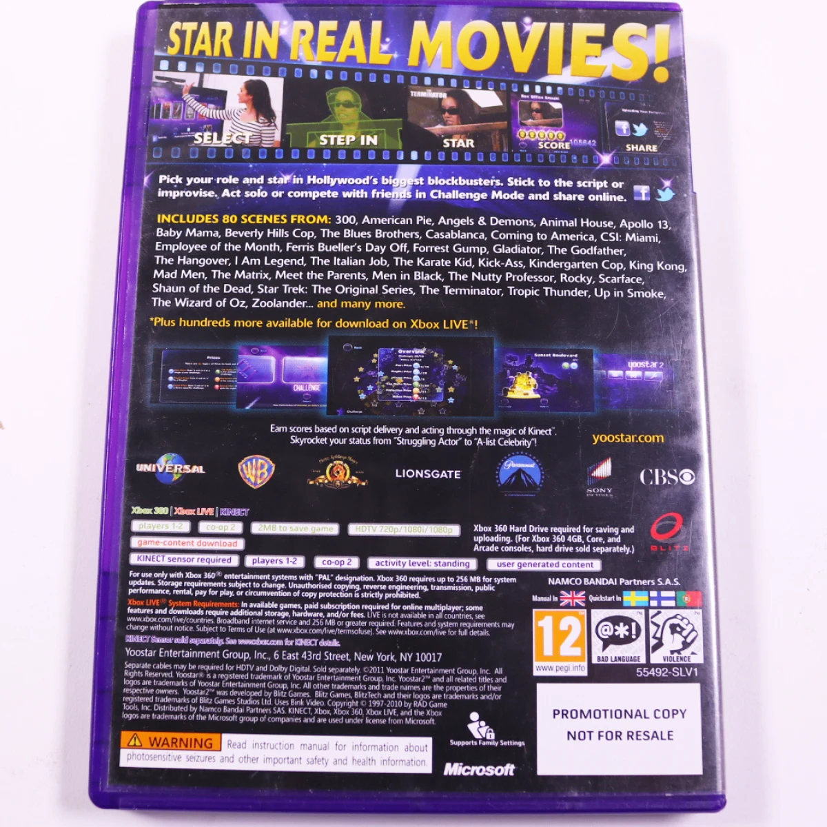 Xbox 360 - Yoostar 2 In the Movies [Promotion] [No Manual] - Blitz Games Studios - productfoto 2