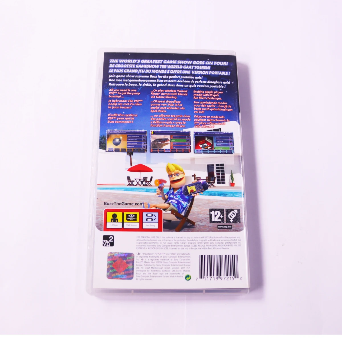PSP - Buzz! Master Quiz - productfoto 2