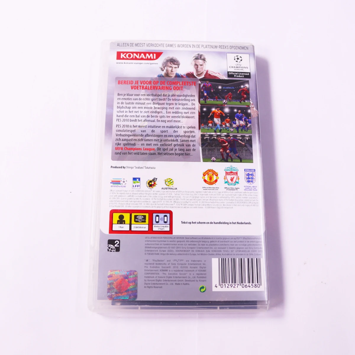 PSP - Pro Evolution Soccer 2010 [Platinum] - productfoto 3