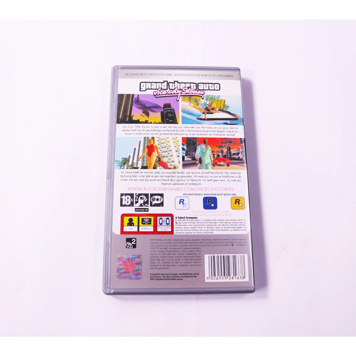 PSP - Grand Theft Auto Vice City Stories [Platinum] - productfoto 3