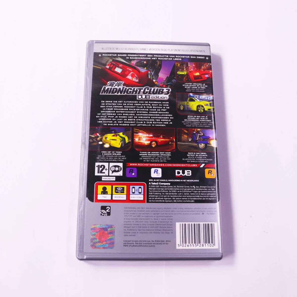 PSP - Midnight Club 3 DUB Edition [Platinum] - productfoto 3