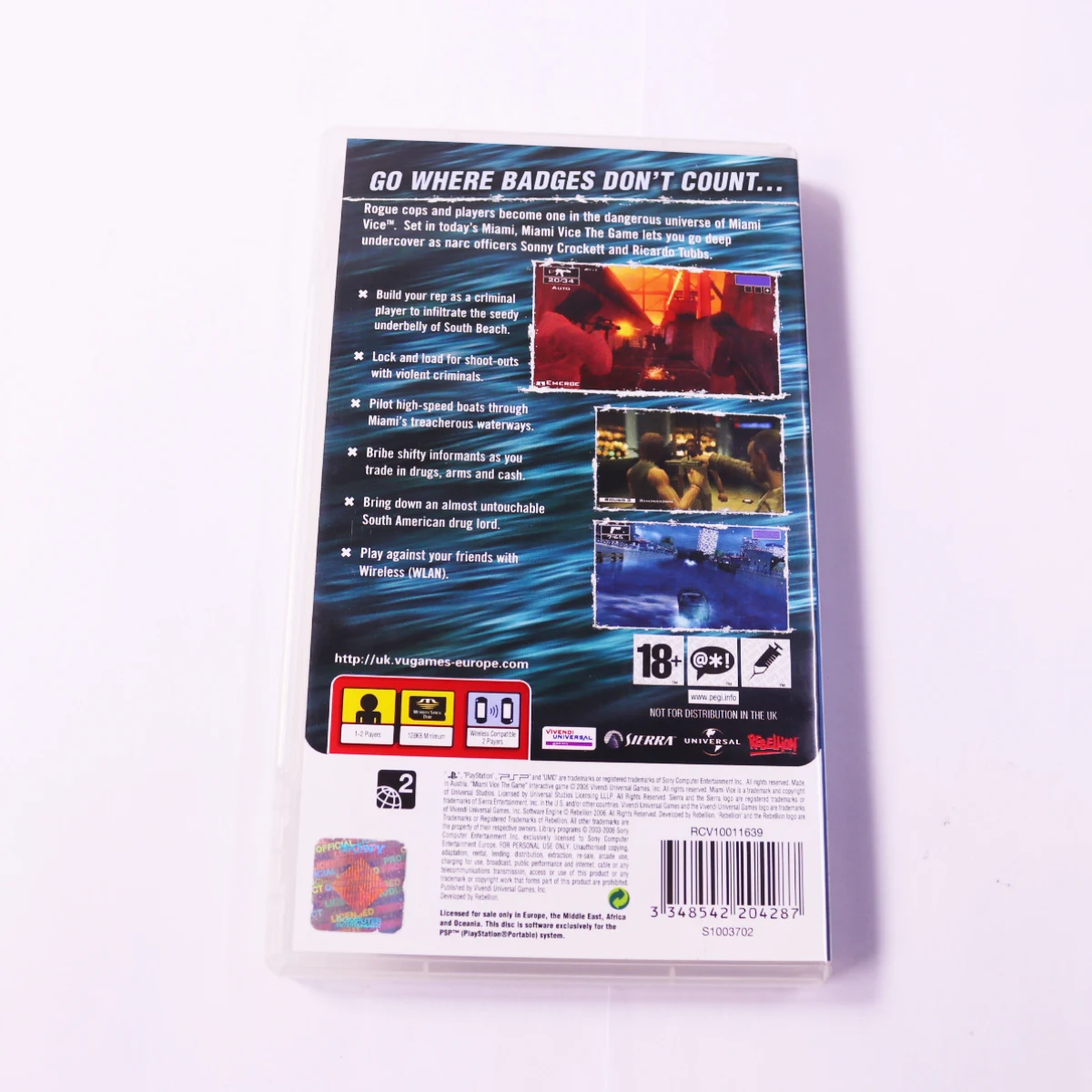 PSP - Miami Vice - productfoto 3