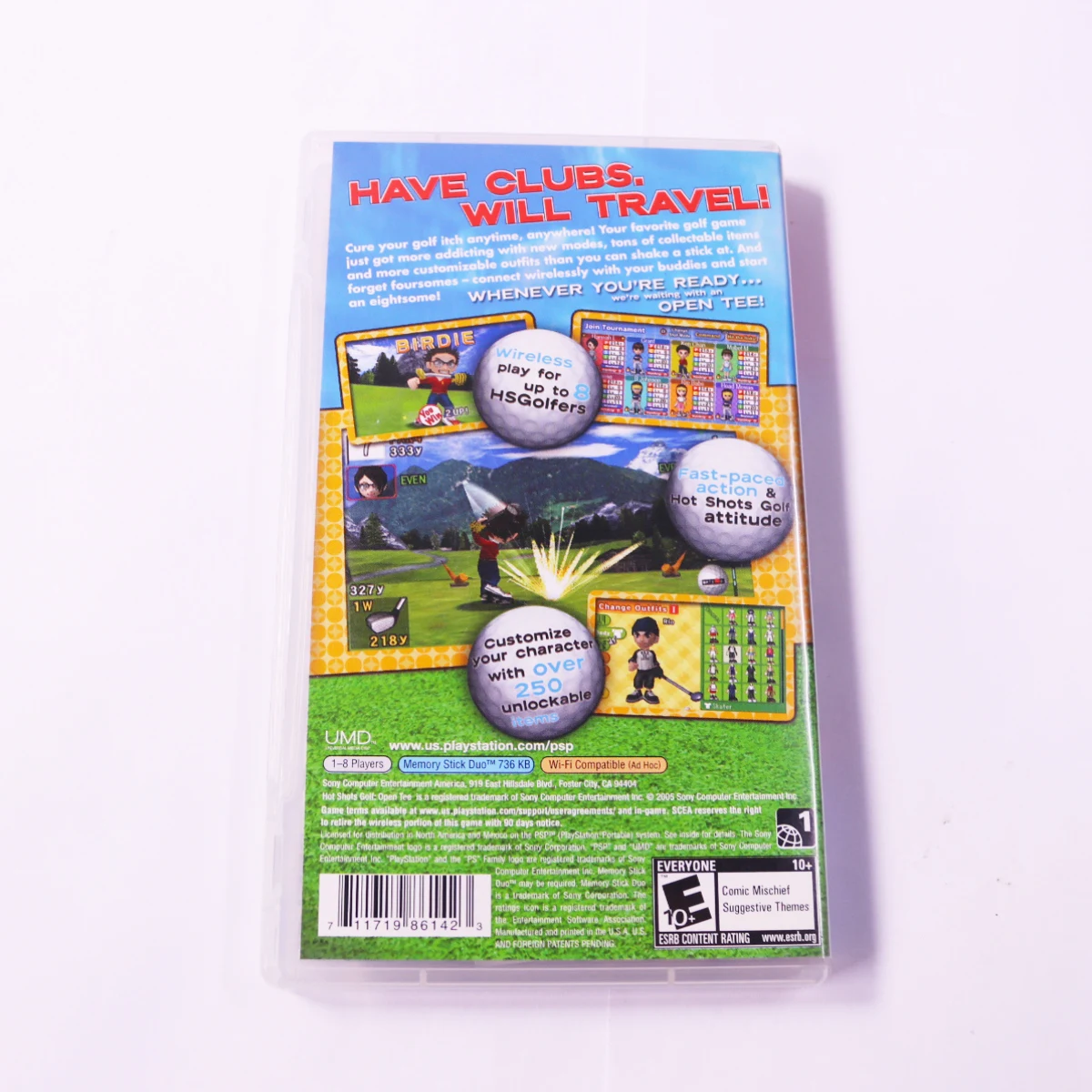 PSP - Hot Shots Golf - productfoto 3