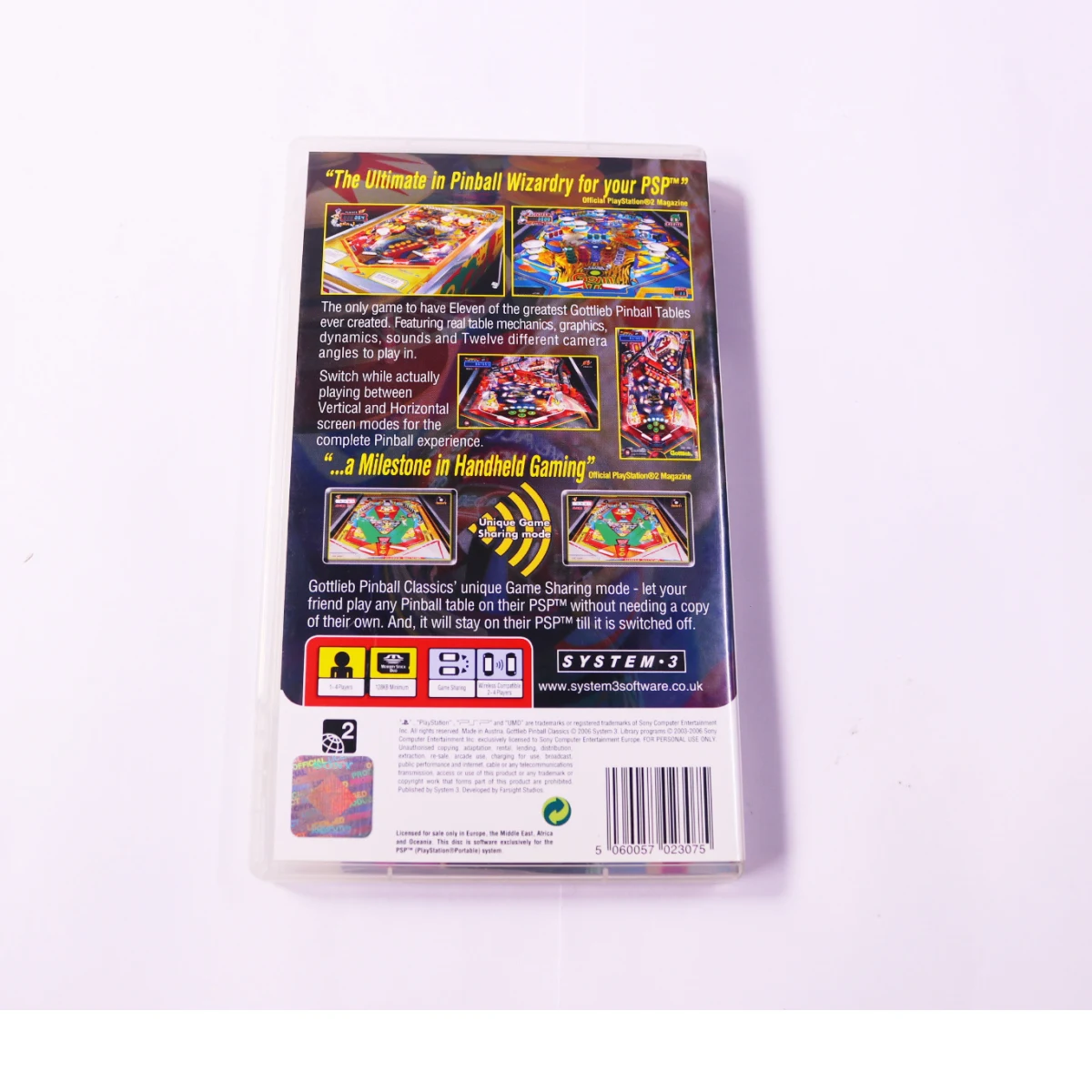 PSP - Gottlieb Pinball Classics - productfoto 3