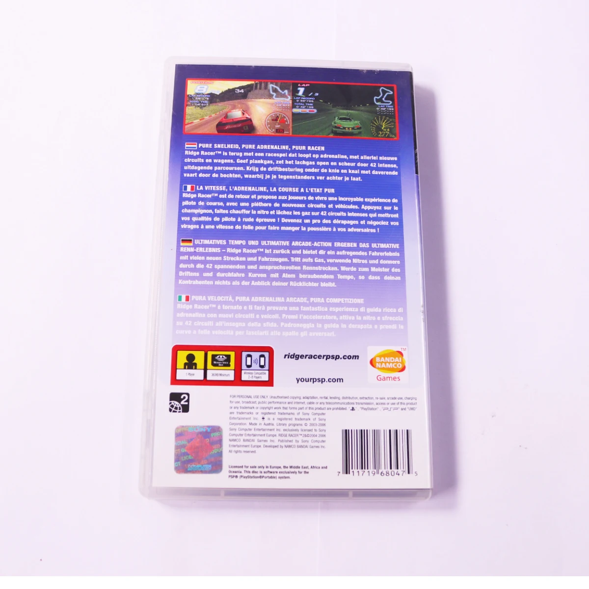 PSP - Ridge Racer 2 - productfoto 3