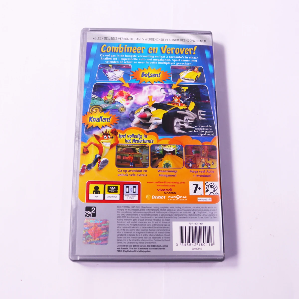 PSP - Crash Tag Team Racing [Platinum] - productfoto 3