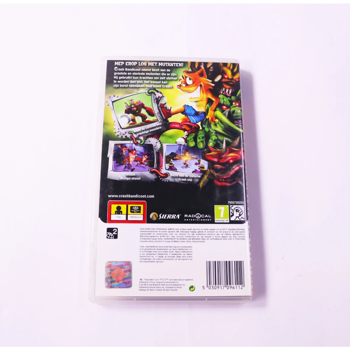 PSP - Crash Mind over Mutant [Essentials] - productfoto 3