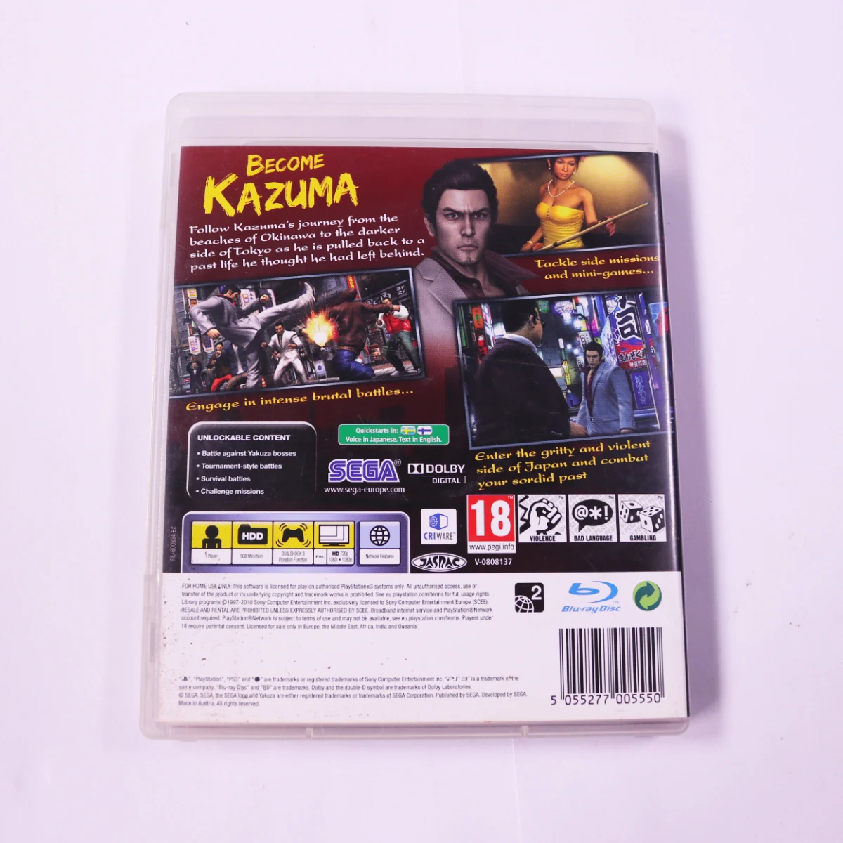 PlayStation 3 - Yakuza 3 - productfoto 2