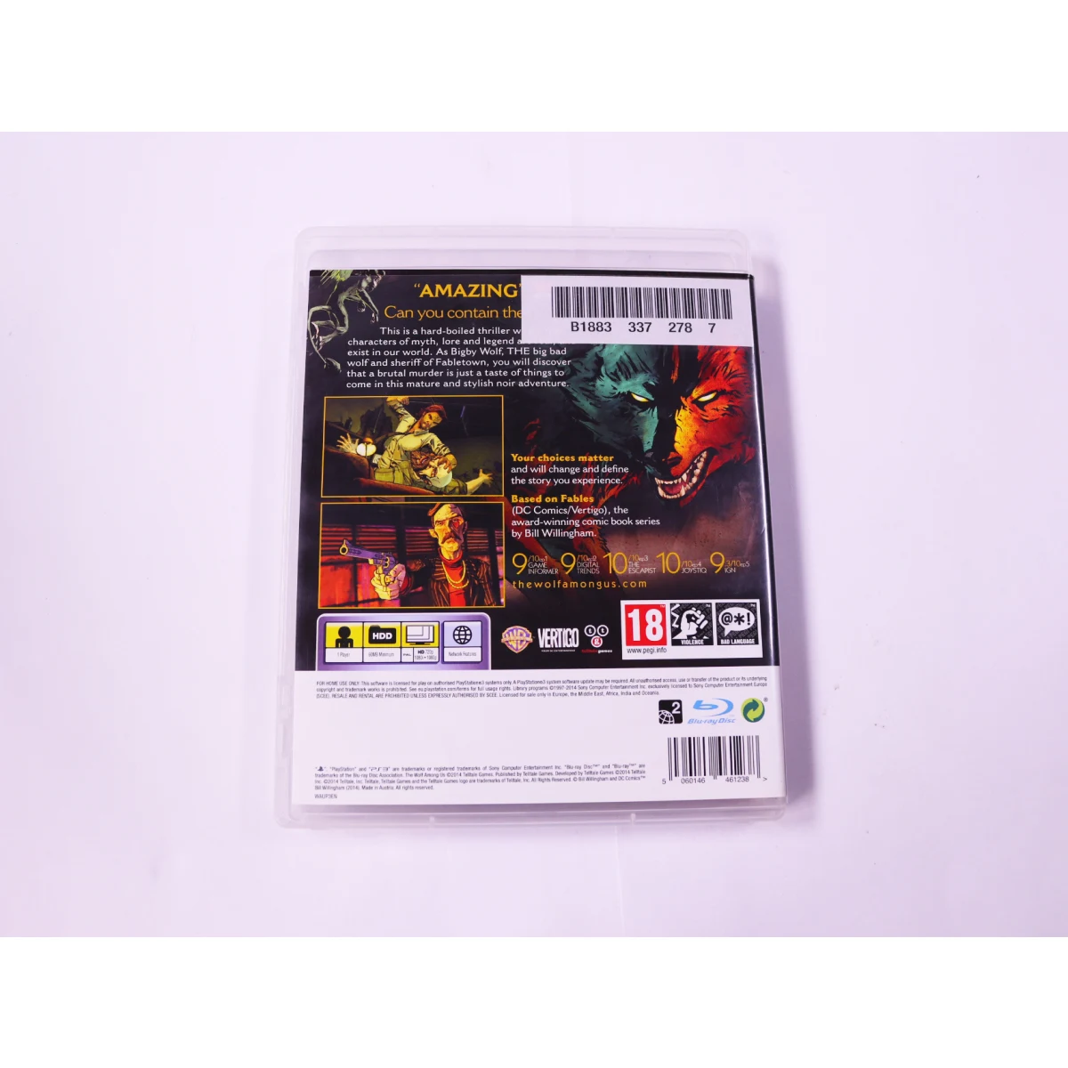 PlayStation 3 - The Wolf Among Us - productfoto 2
