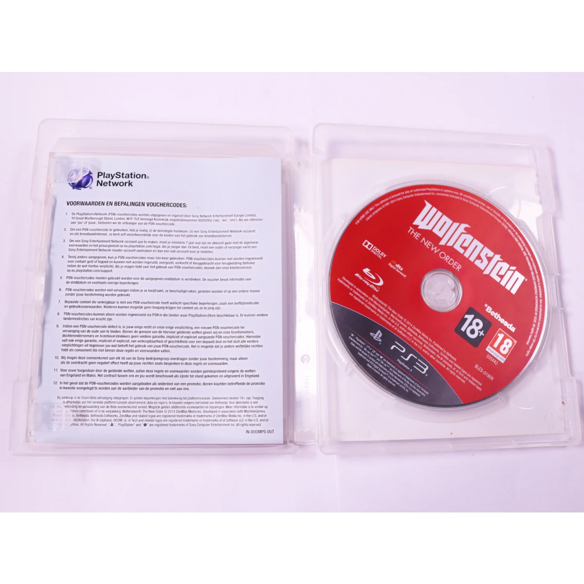Playstation 3 - Wolfenstein: The New Order - Nieuw - productfoto 3