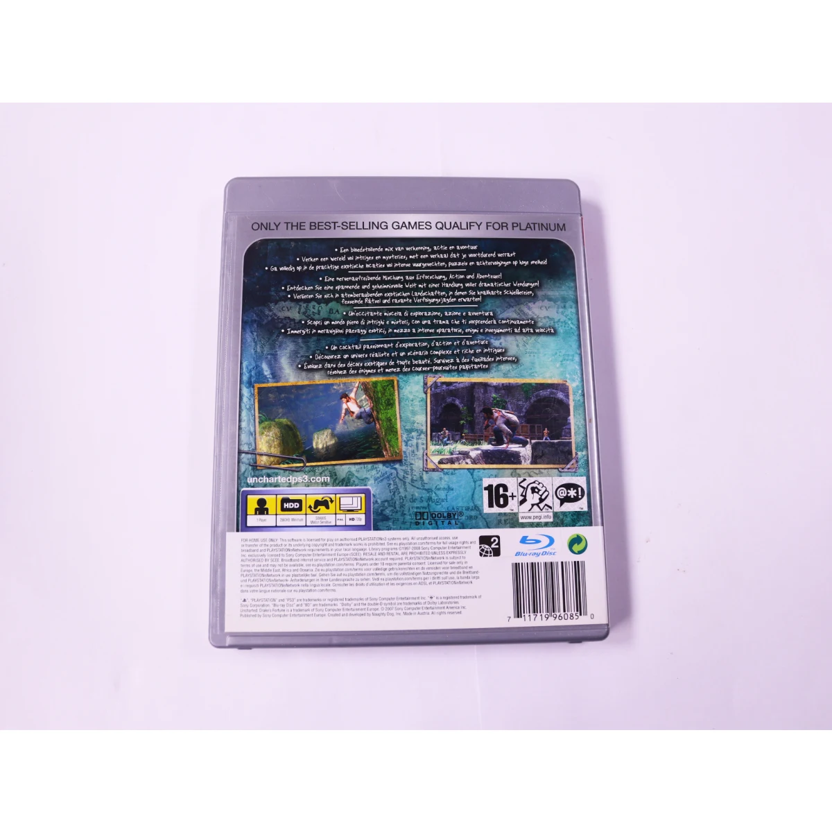 PlayStation 3 - Uncharted: Drake's Fortune [Platinum] - productfoto 2
