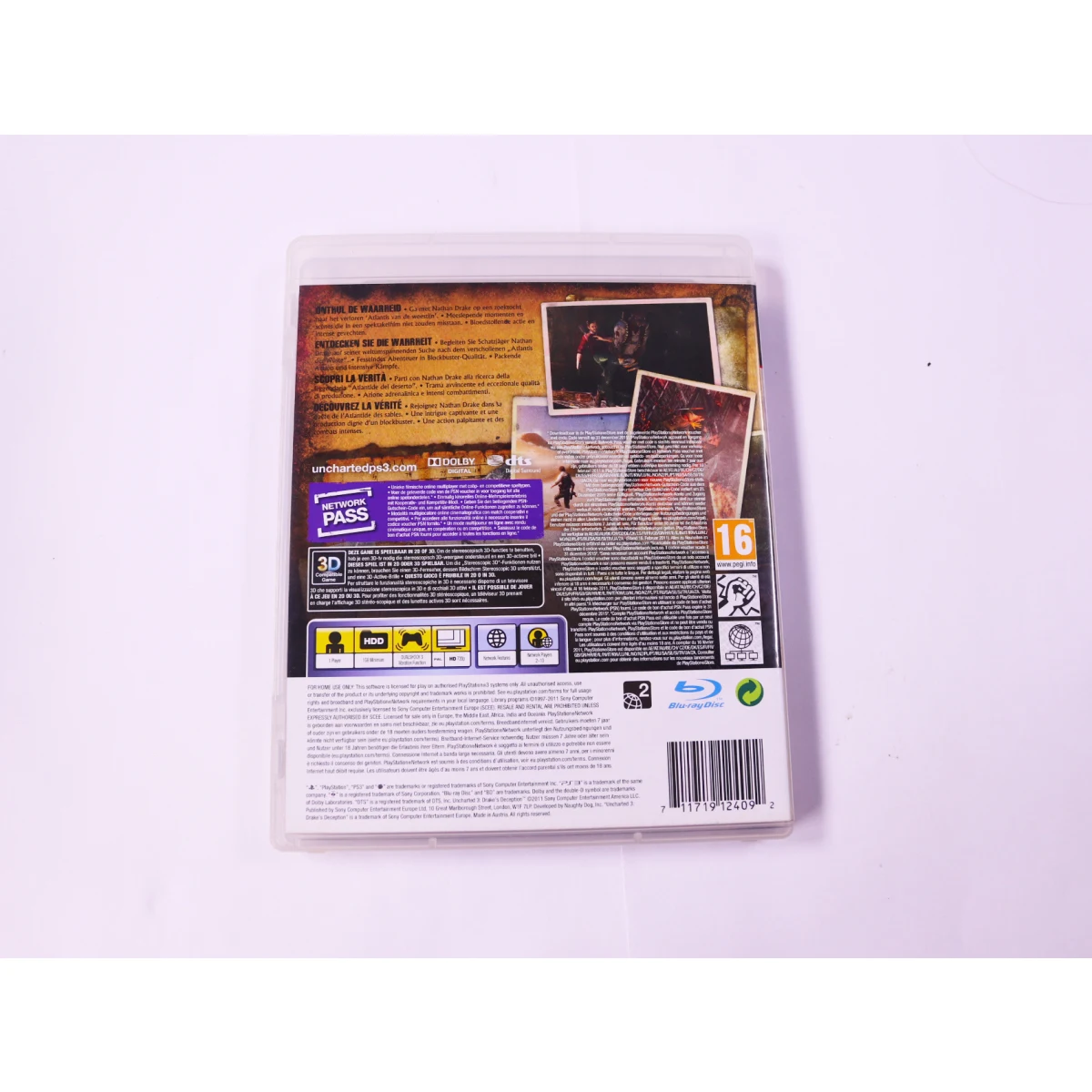 Playstation 3 - Uncharted 3: Drake's Deception - productfoto 2