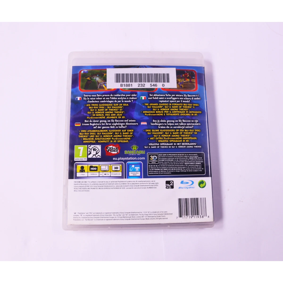PlayStation 3 - The Sly Trilogy - productfoto 2