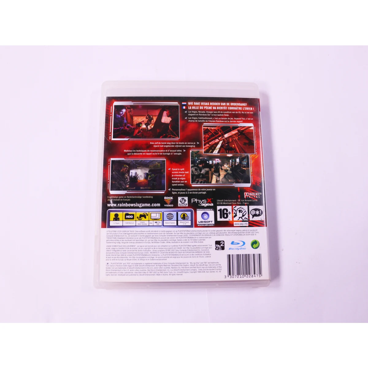 Playstation 3 - Tom Clancy's Rainbow Six: Vegas - productfoto 2