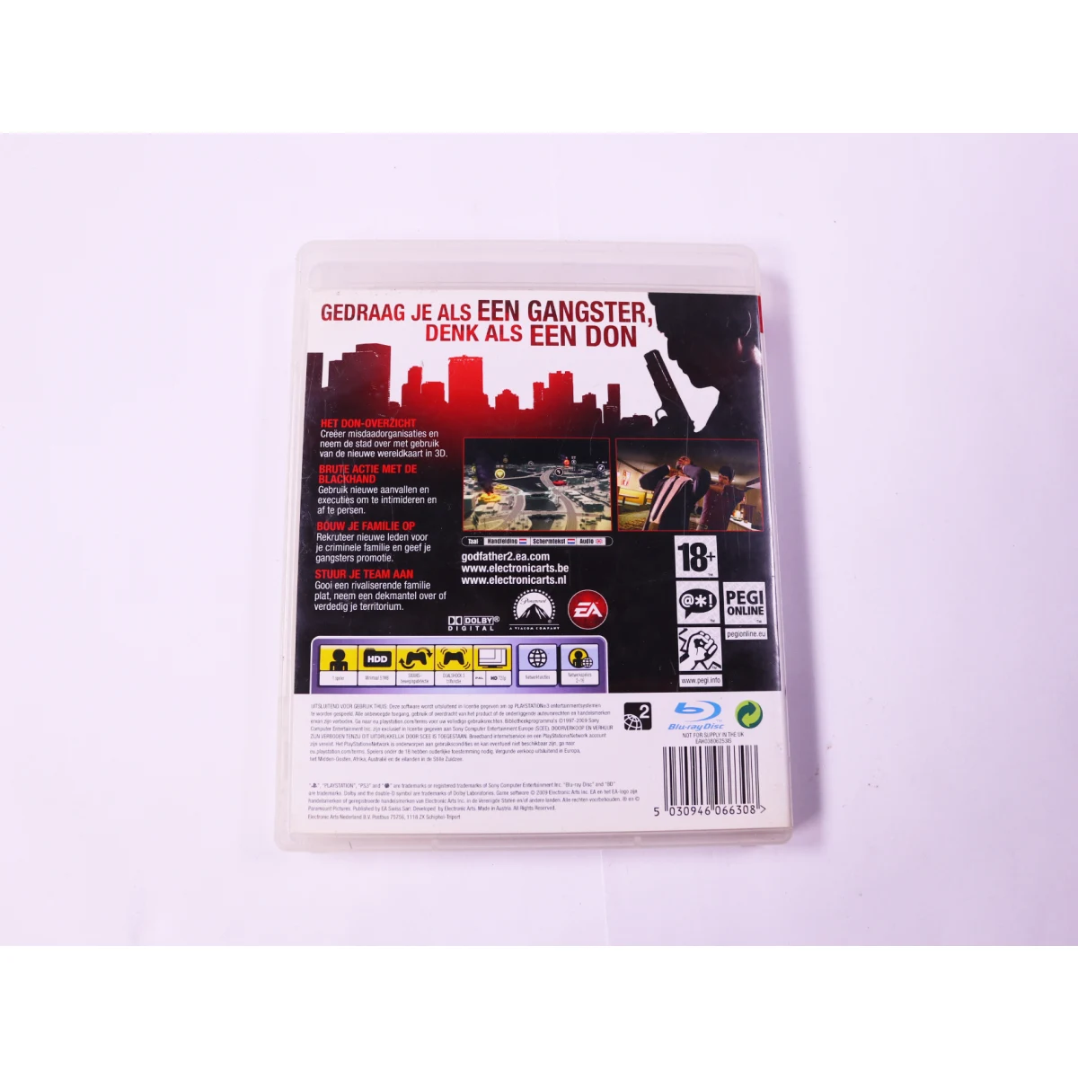 PlayStation 3 - The Godfather II - productfoto 2