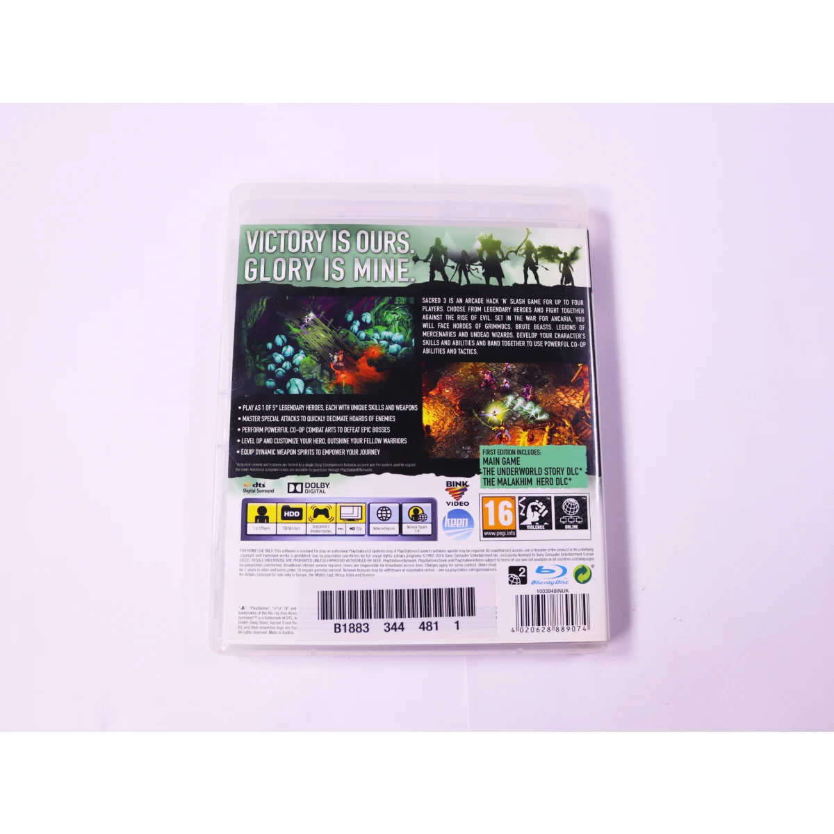 PlayStation 3 - Sacred 3 - First Edition - productfoto 2