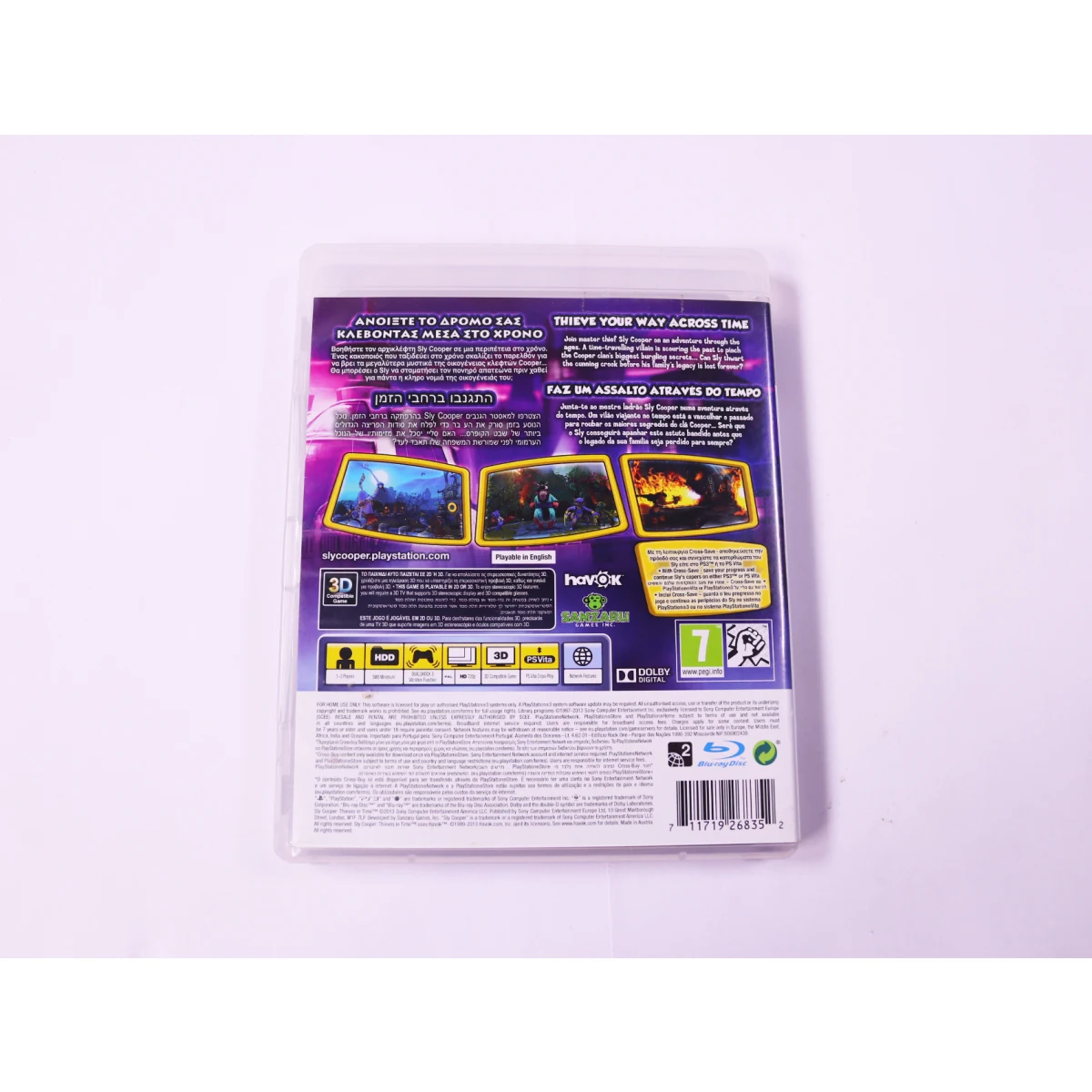 PlayStation 3 - Sly Cooper: Thieves in Time - Sanzaru Games - productfoto 2