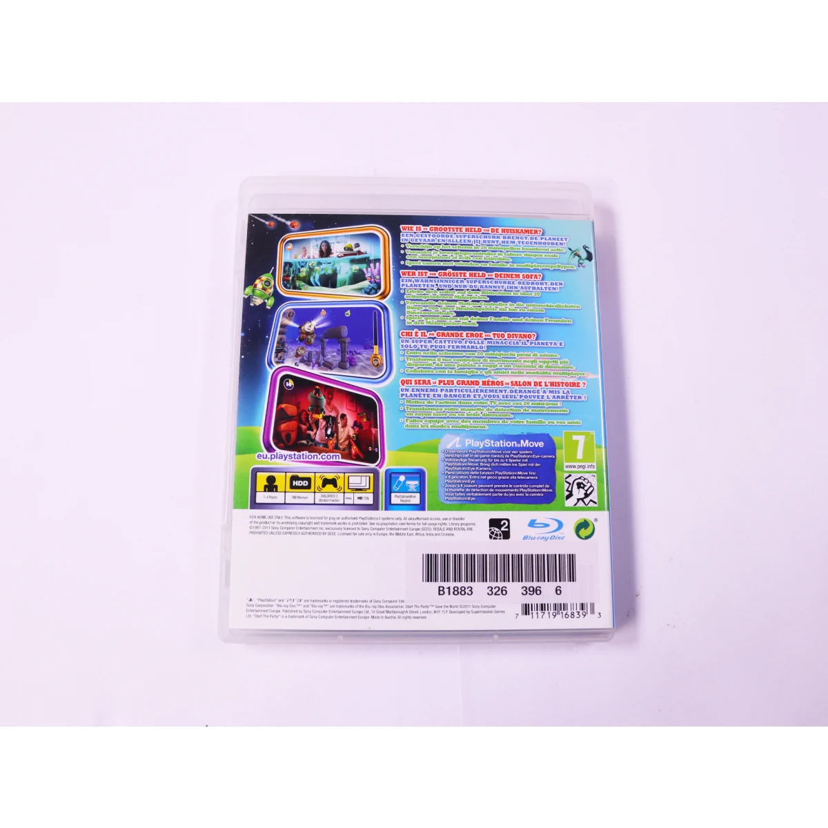 Playstation 3 - Start The Party! Save The World - productfoto 2