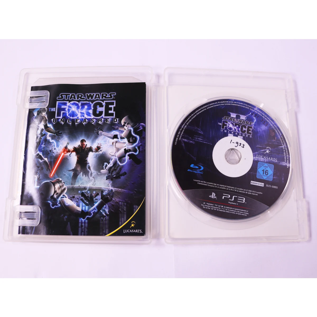 Playstation 3 - Star Wars: The Force Unleashed - productfoto 3