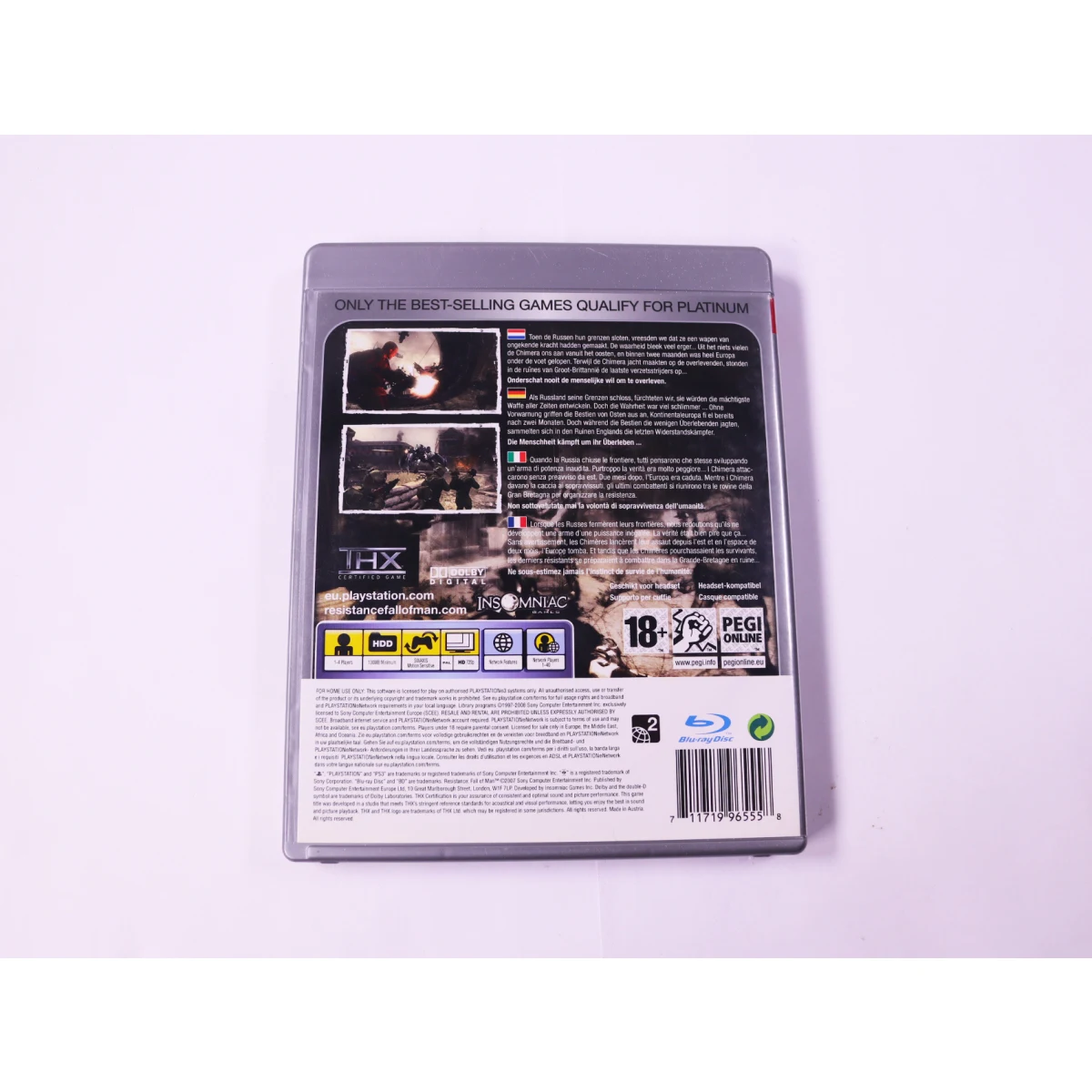 PlayStation 3 - Resistance Fall of Man [Platinum] - Insomniac Games - productfoto 2