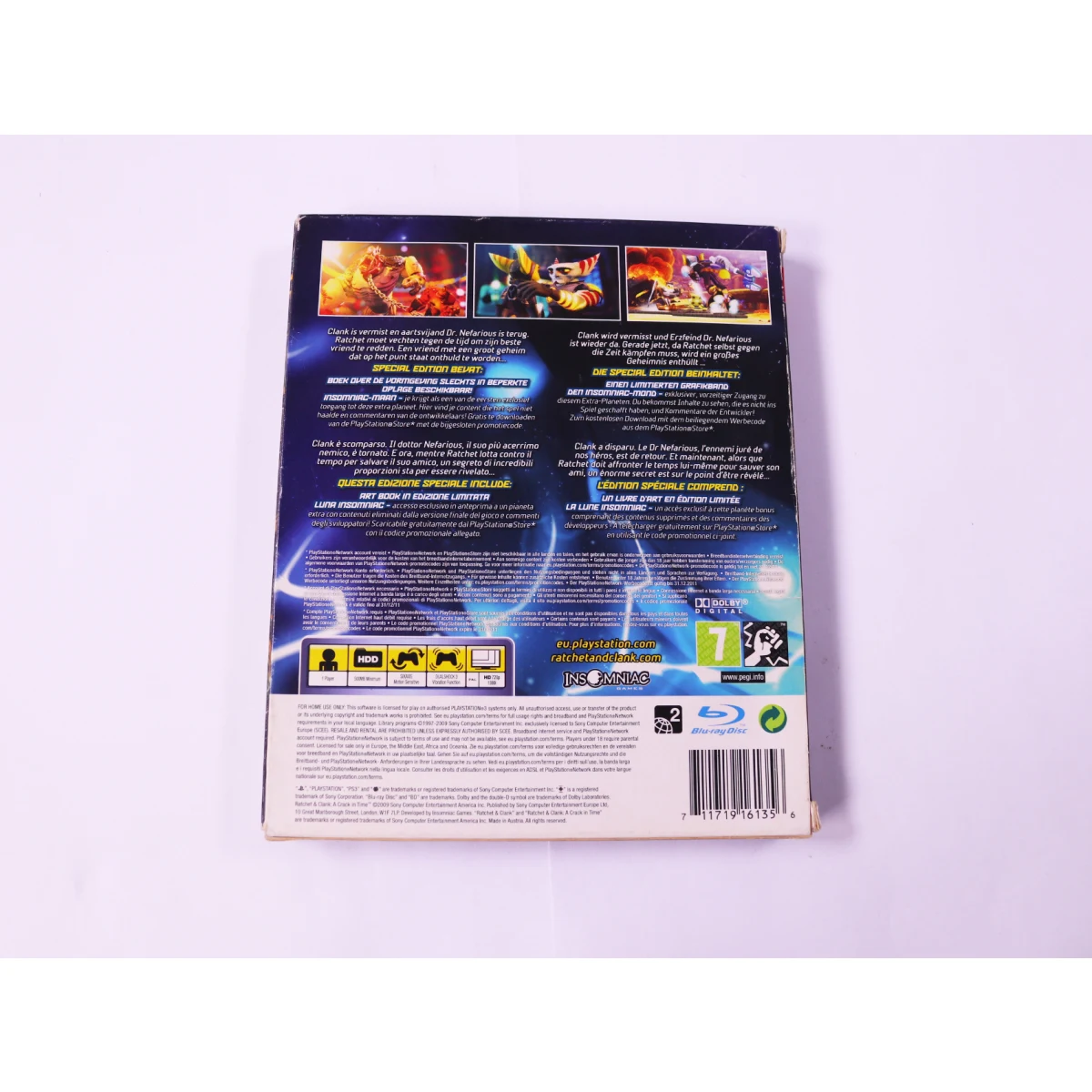 PlayStation 3 - Ratchet & Clank: A Crack in Time [Collector's Edition] - productfoto 2
