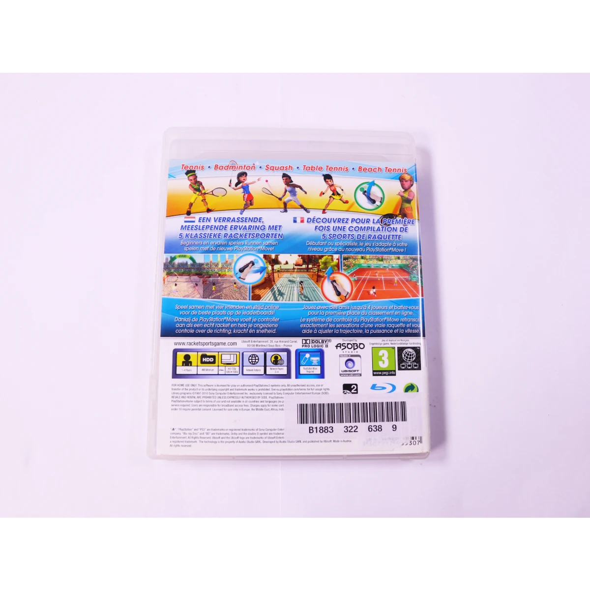 PlayStation 3 - Racket Sports - productfoto 2
