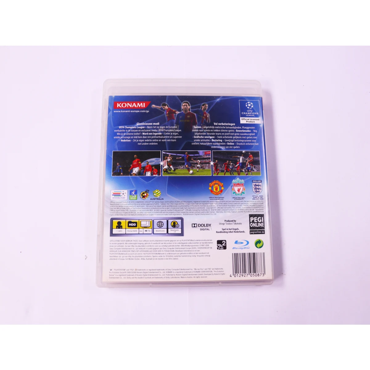 PlayStation 3 - Pro Evolution Soccer 2009 - productfoto 2