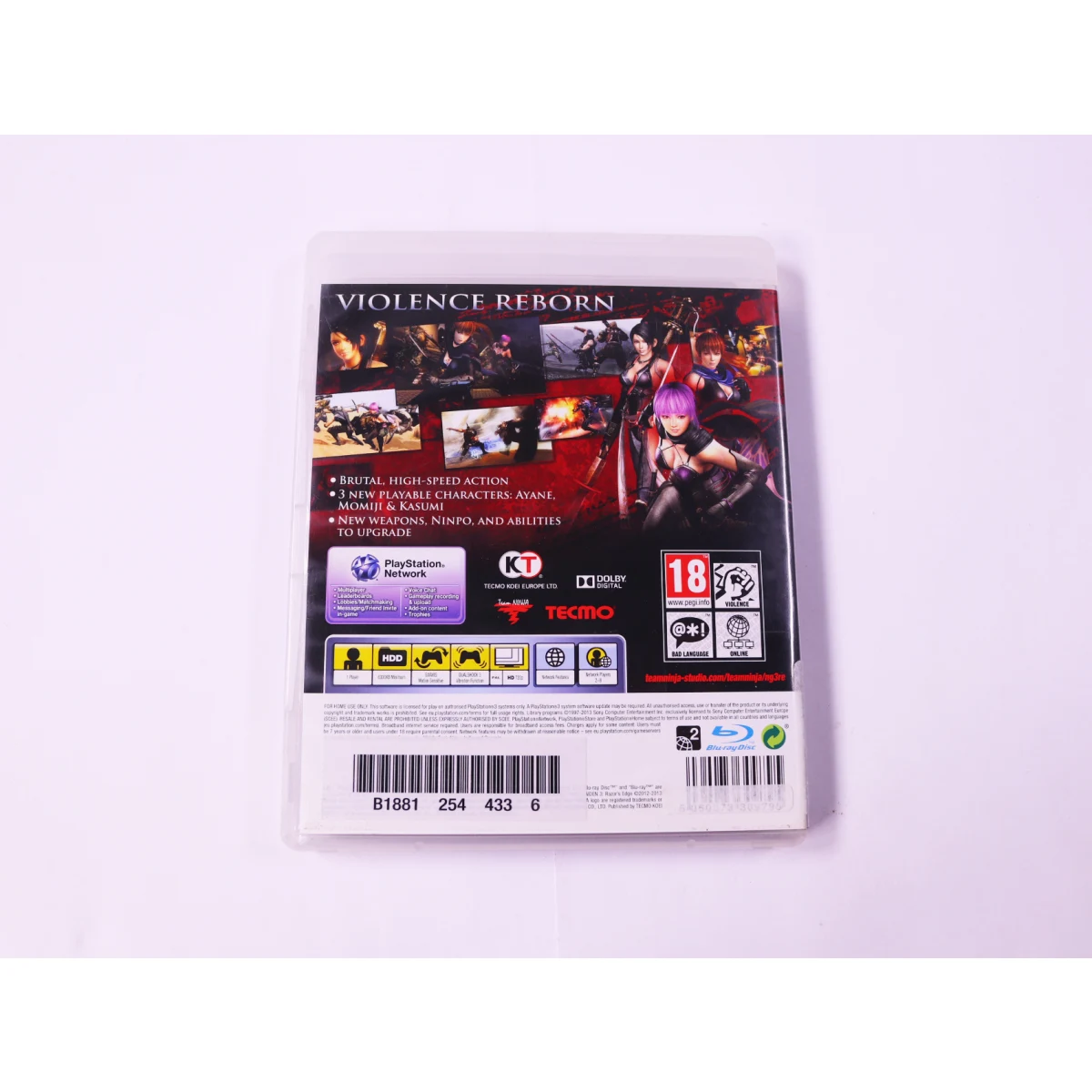 Playstation 3 - Ninja Gaiden 3: Razor's Edge - productfoto 3