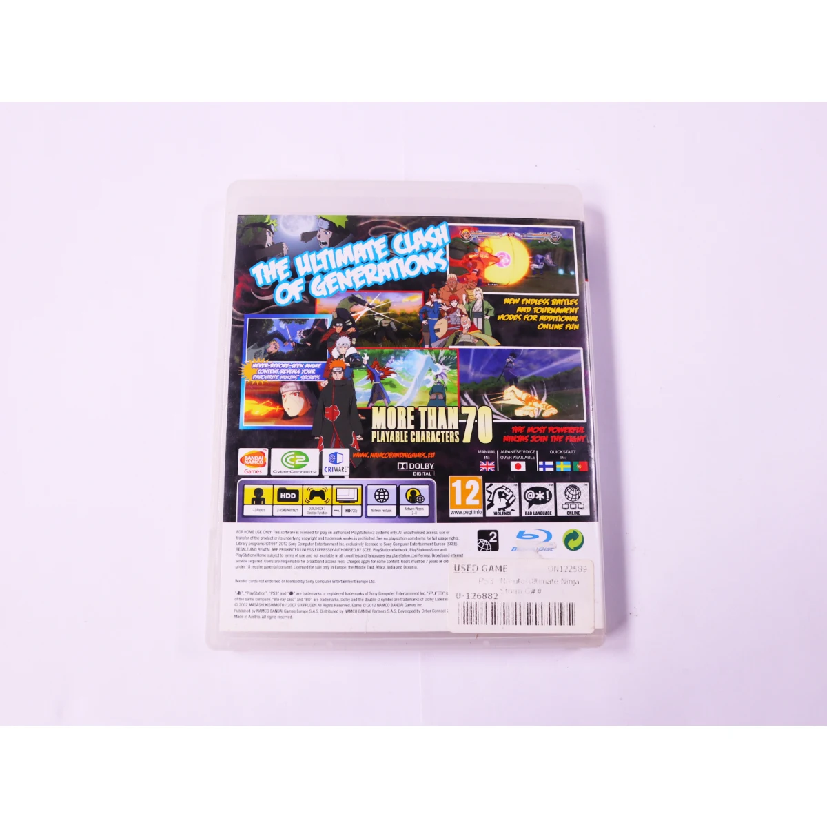 PlayStation 3 - Naruto Shippuden: Ultimate Ninja Storm Generations [No Manual] - productfoto 3