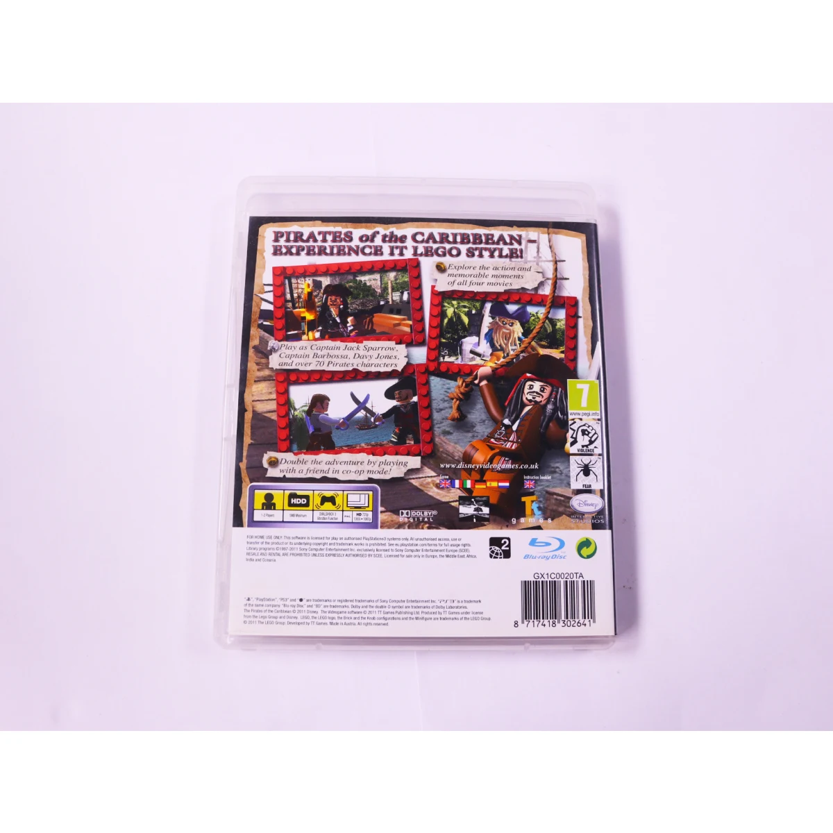 Playstation 3 - LEGO Pirates of the Caribbean - productfoto 3