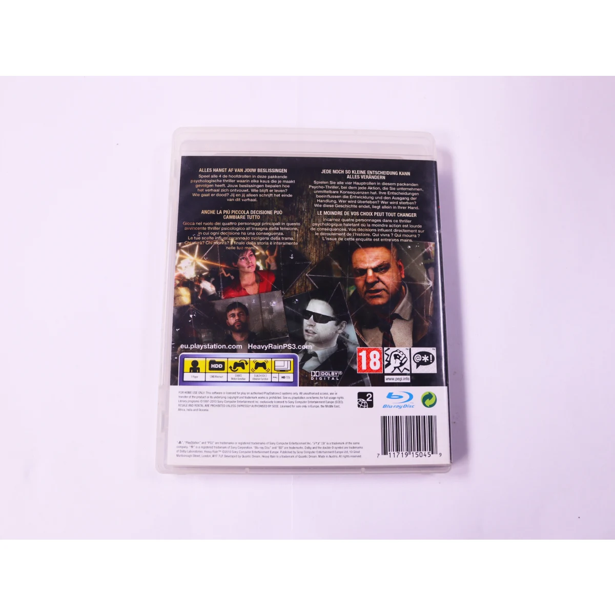 Playstation 3 - Heavy Rain - productfoto 3