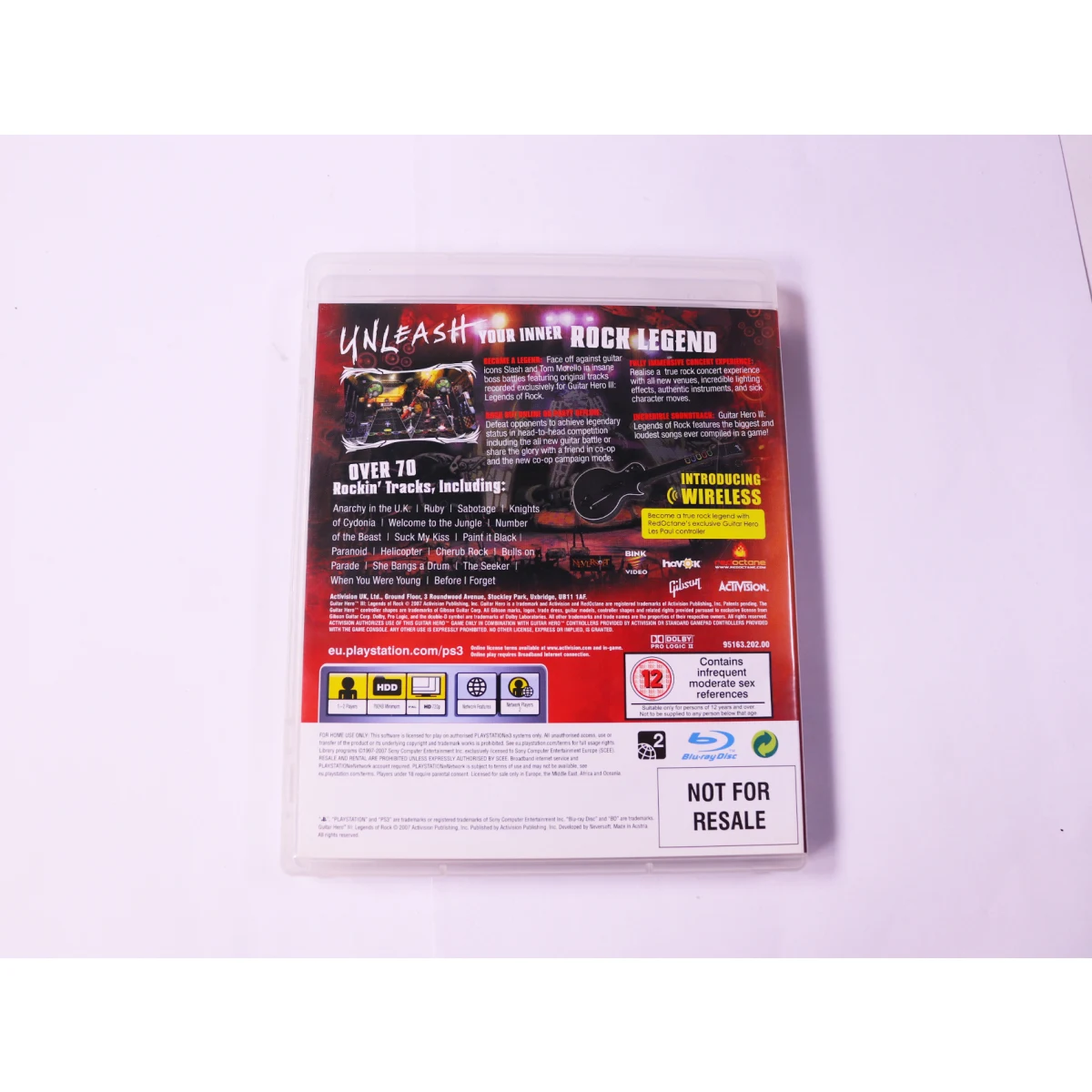 Playstation 3 - Guitar Hero III: Legends of Rock - productfoto 3