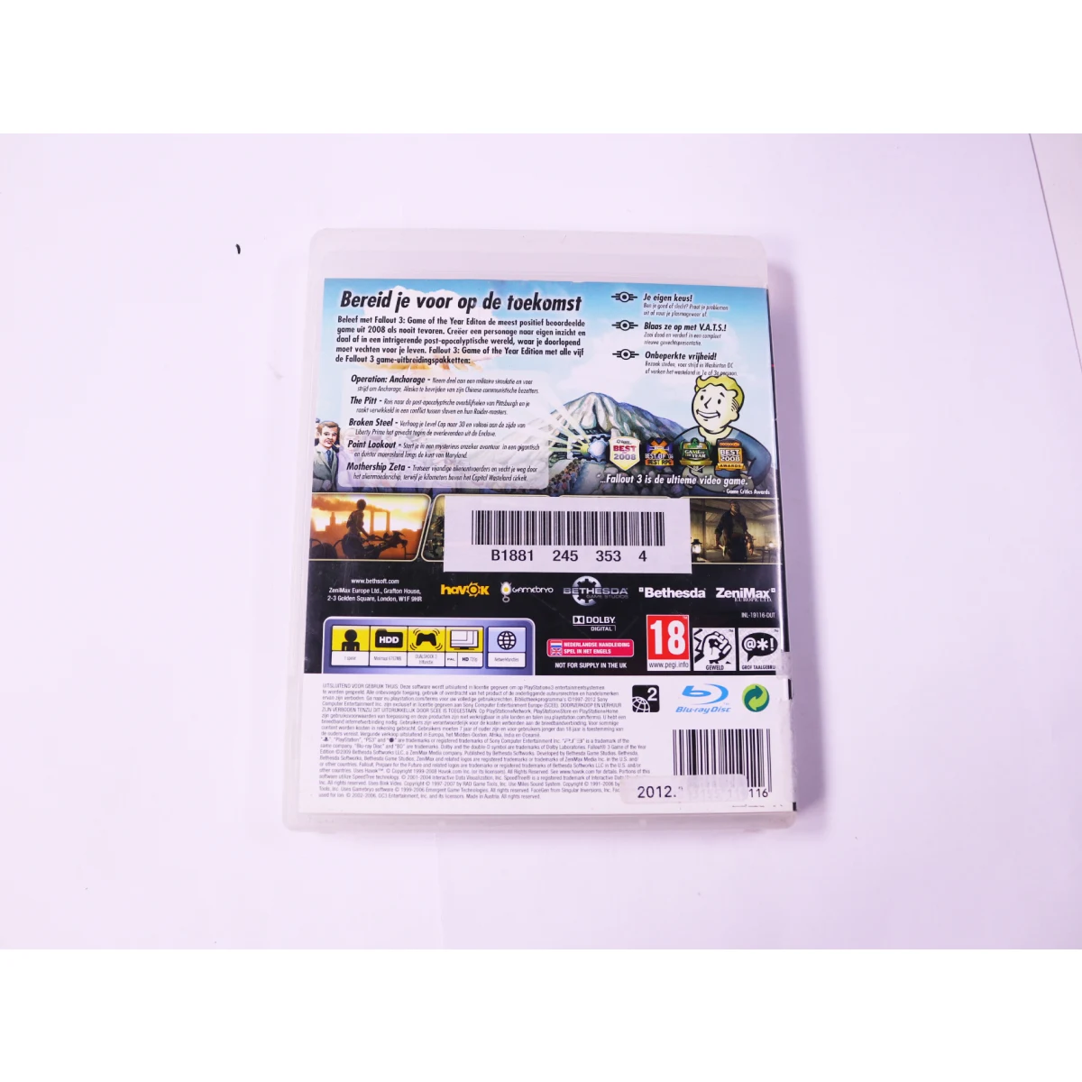 PlayStation 3 - Fallout 3 [Game of the Year Edition] - productfoto 3