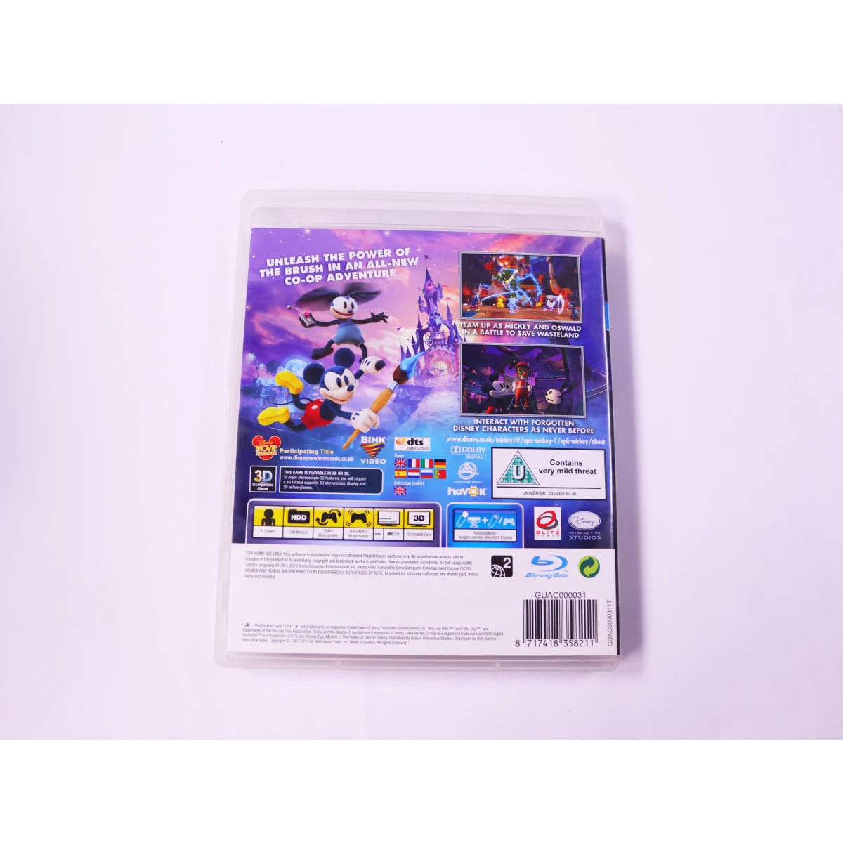 PlayStation 3 - Epic Mickey 2: The Power of Two - productfoto 3