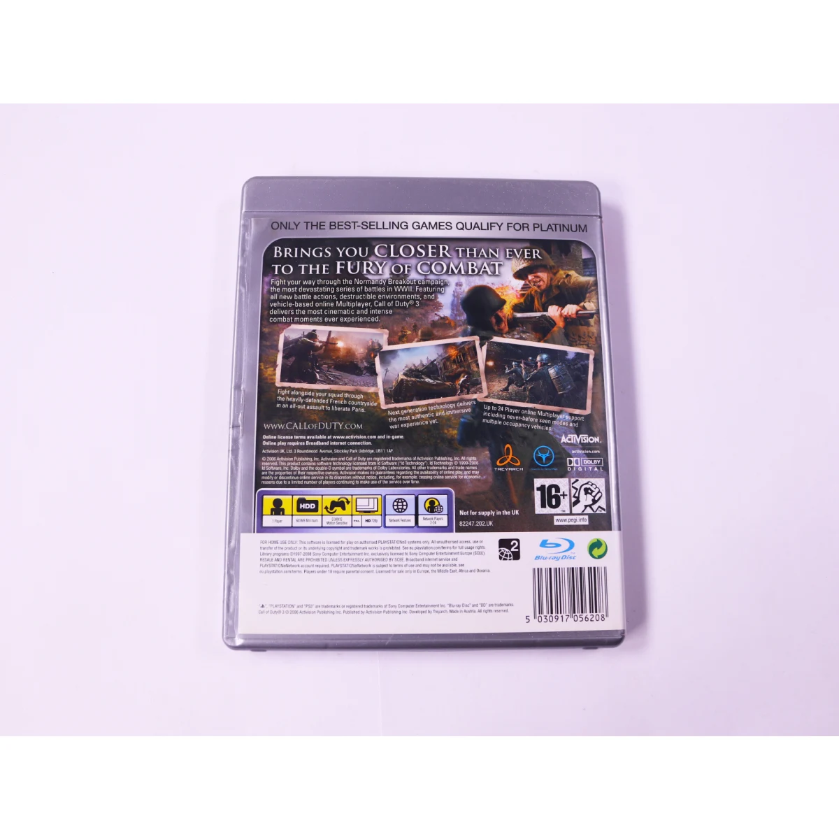 PlayStation 3 - Call of Duty 3 [Platinum] - productfoto 3