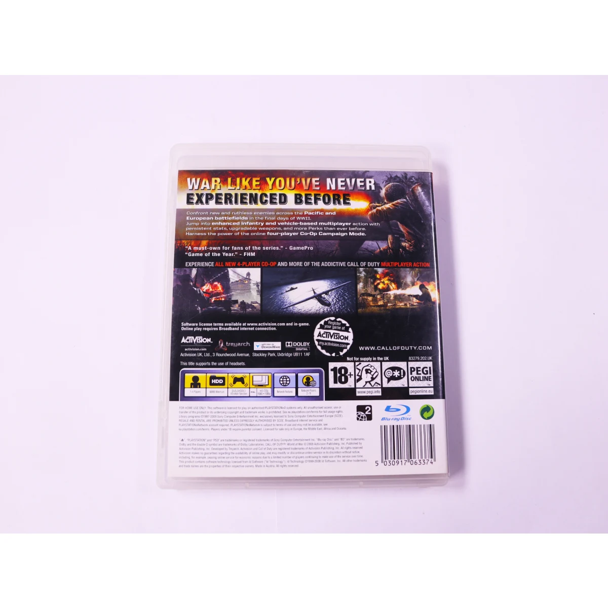 Playstation 3 - Call of Duty: World at War - productfoto 3