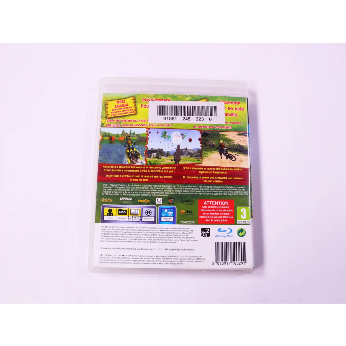 PlayStation 3 - Cabela's Adventure Camp - productfoto 3