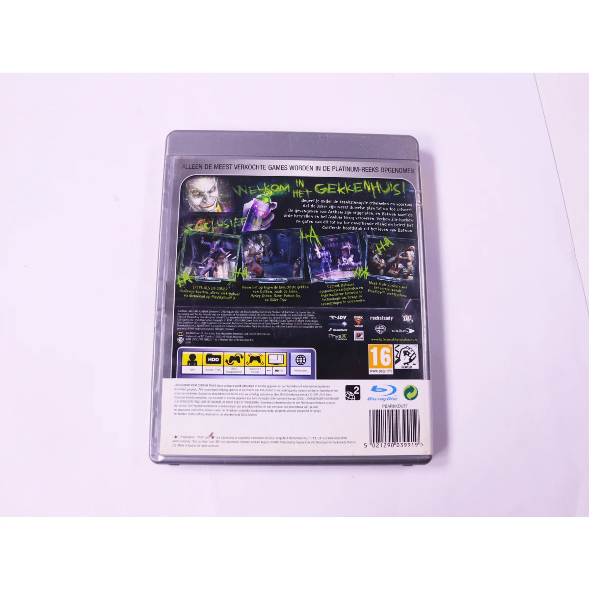 Playstation 3 - Batman: Arkham Asylum [Platinum] - productfoto 3