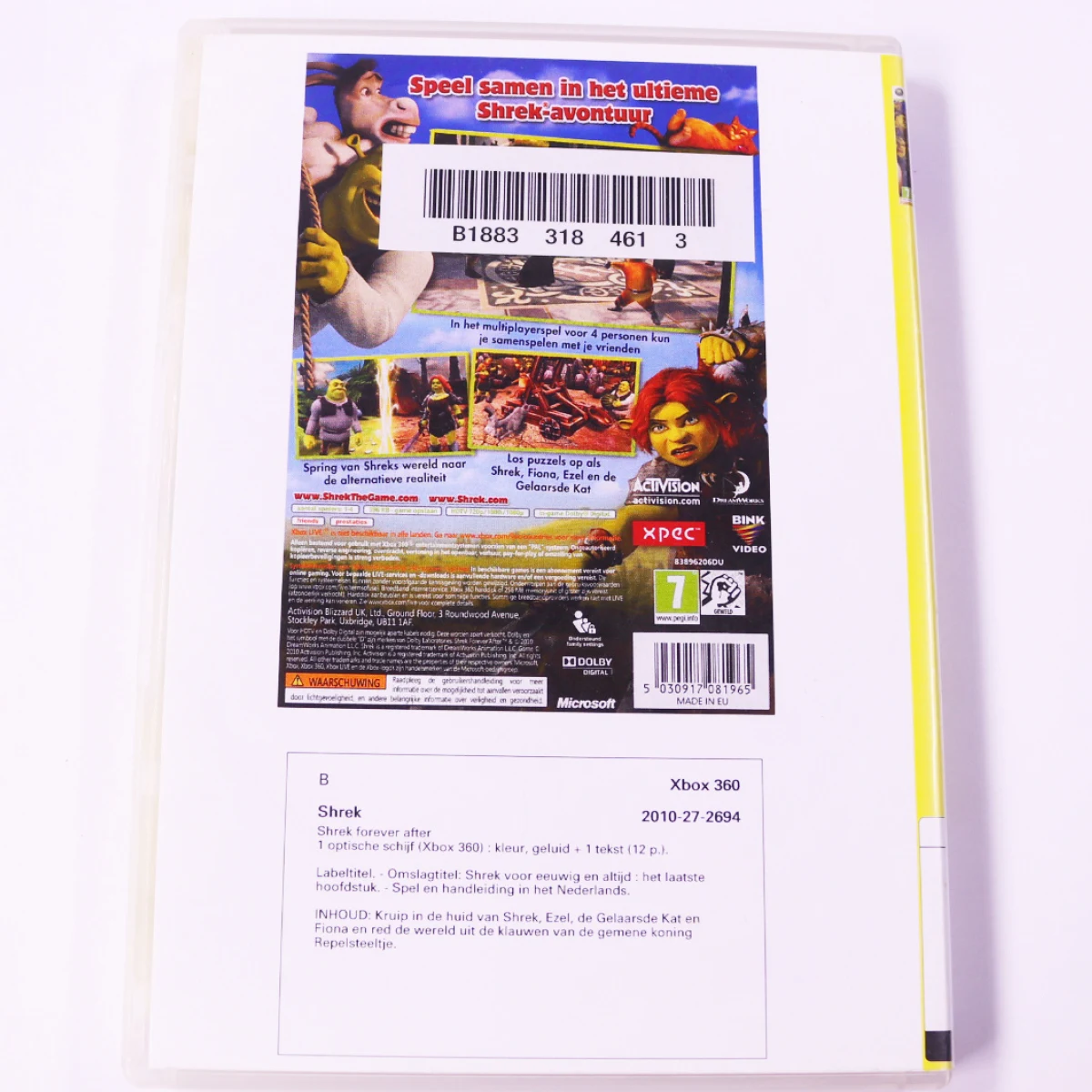 Xbox 360 - Shrek Forever After - productfoto 2