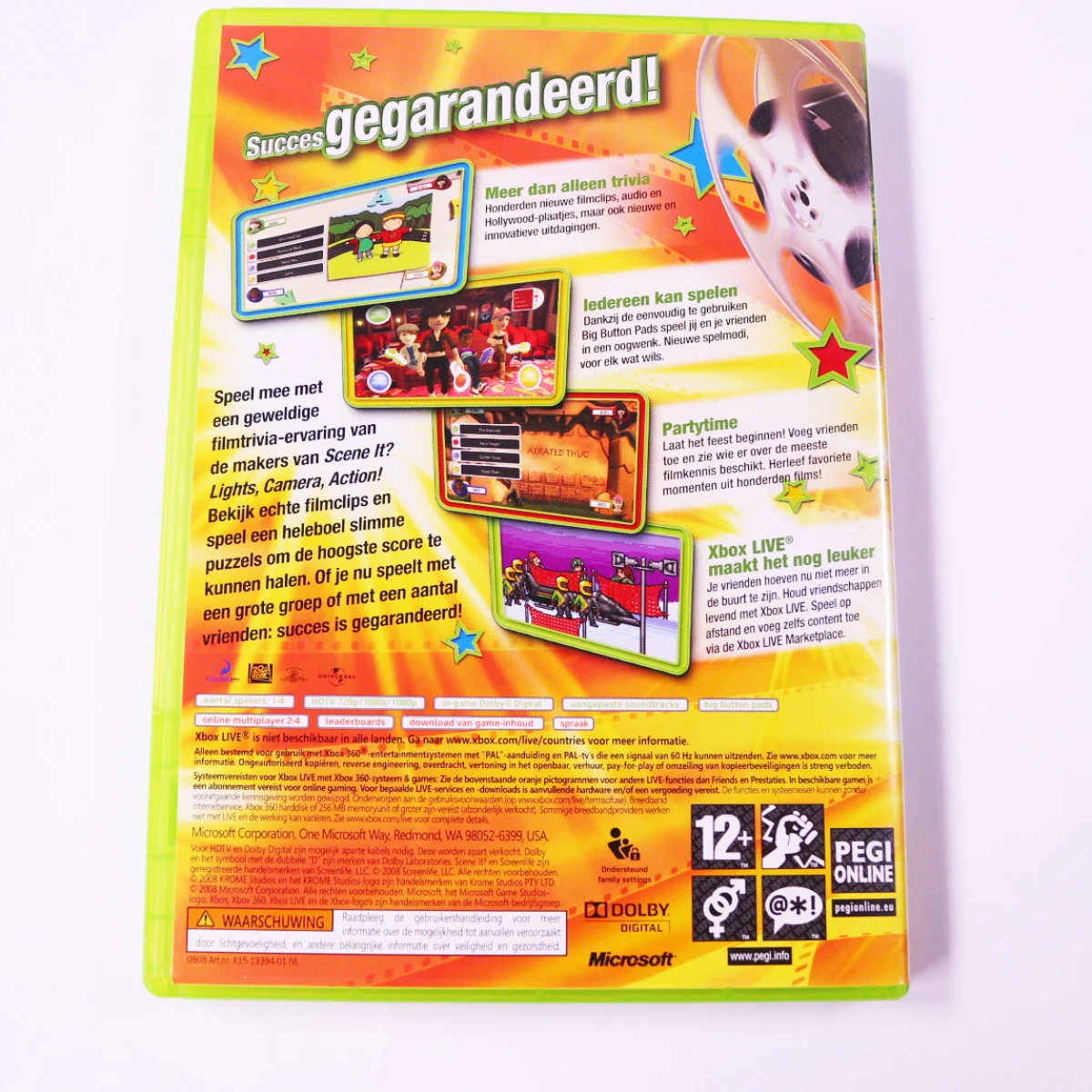Xbox 360 - Scene It? Box Office Smash - productfoto 2