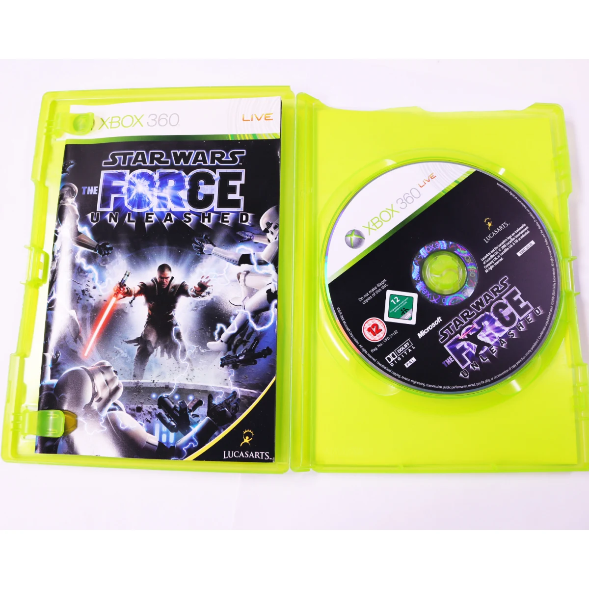 Xbox 360 - Star Wars: The Force Unleashed - productfoto 3