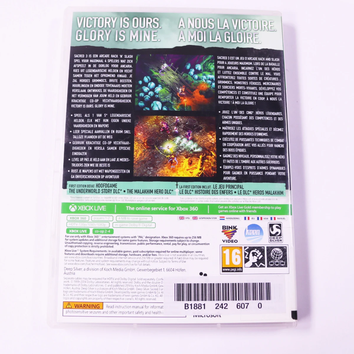 Xbox 360 - Sacred 3 [First Edition] - productfoto 2