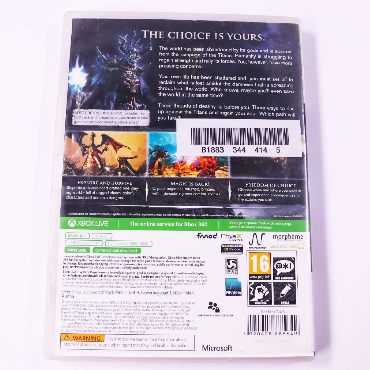 Xbox 360 - Risen 3: Titan Lords - productfoto 2