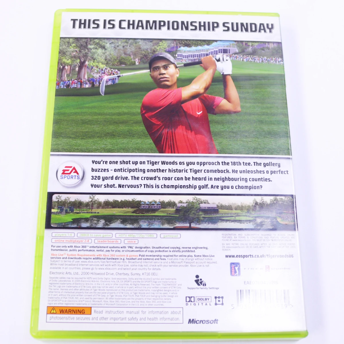 Xbox 360 - Tiger Woods PGA Tour 06 - productfoto 2