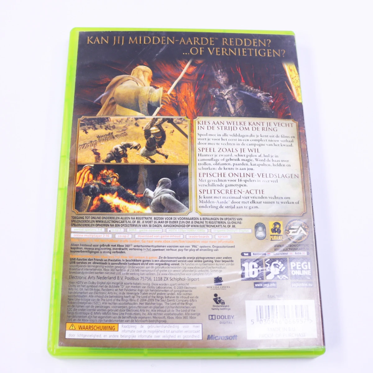 Xbox 360 - The Lord of the Rings: Conquest - productfoto 2
