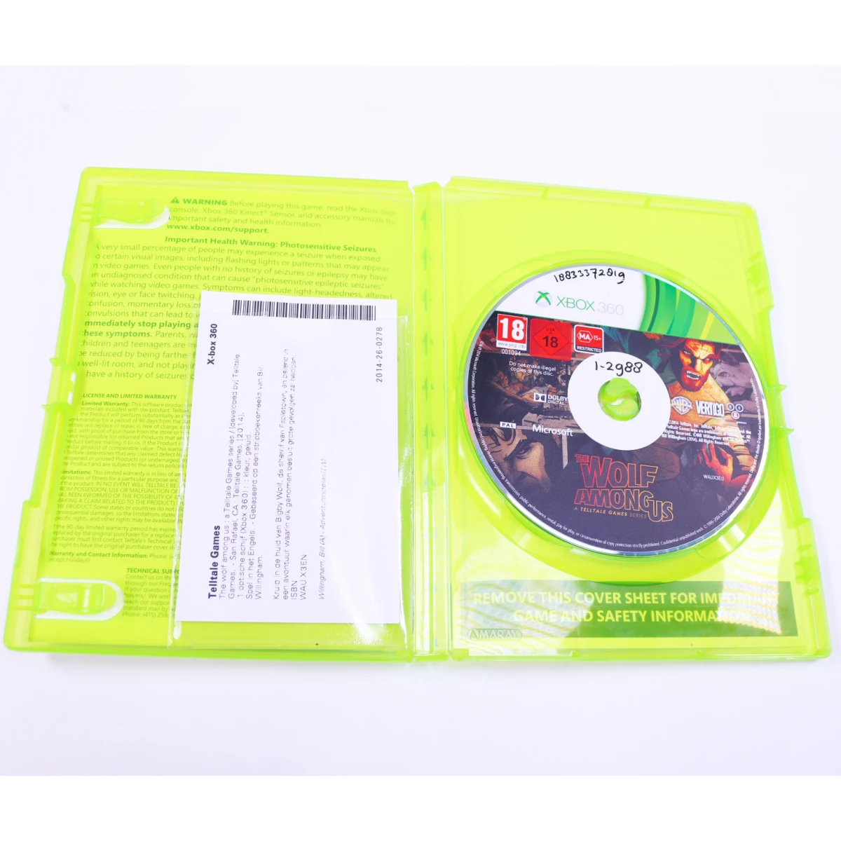 Xbox 360 - The Wolf Among Us [No Manual] - Telltale Games - productfoto 3