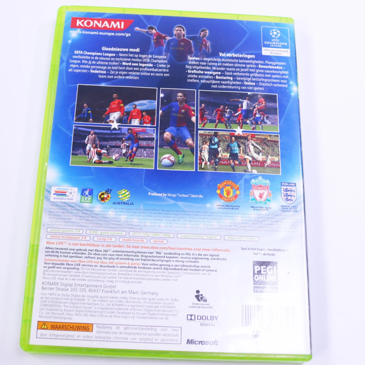XBox 360 - Pro Evolution Soccer 2009 [Classics] - productfoto 2