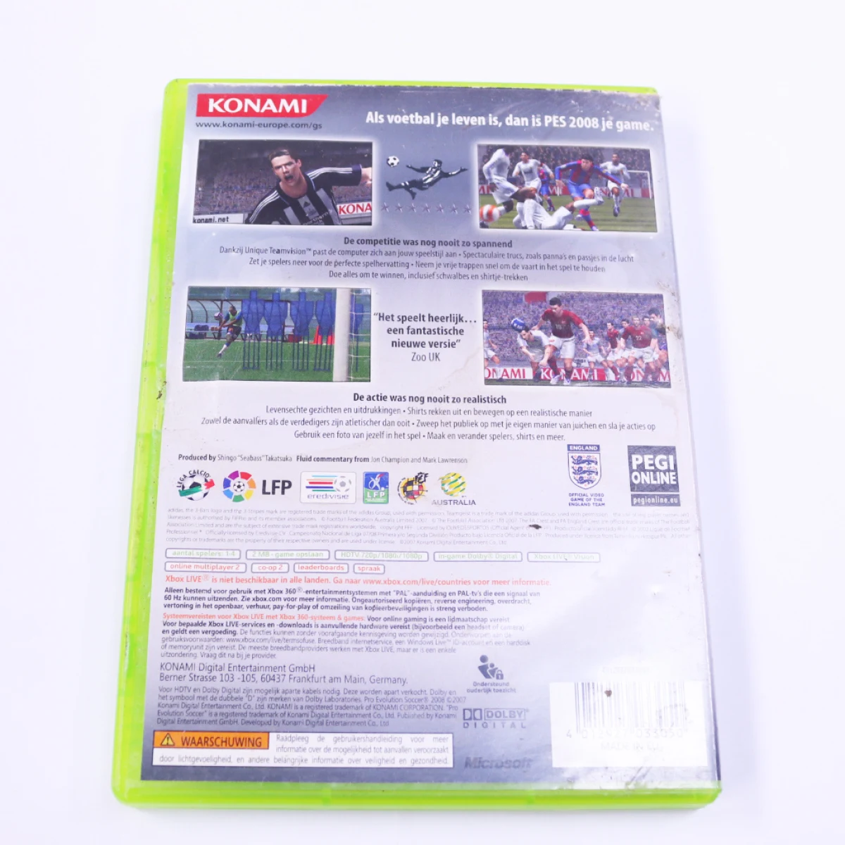 Xbox 360 - Pro Evolution Soccer 2008 [Classics] - productfoto 3